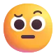 Face with One Eyebrow Raised Color