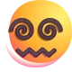 Face with Spiral Eyes Color