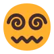 Face with Spiral Eyes Flat