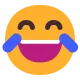 Face with Tears of Joy Flat