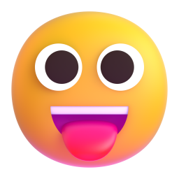 Face with Stuck-Out Tongue 3D