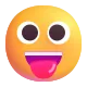 Face with Stuck-Out Tongue Color