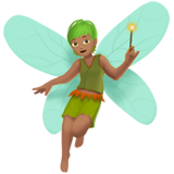 Fairy Medium Skin Tone Apple Emoji