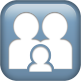 Family: Man, Man, Boy Apple Emoji