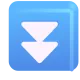 Black Down-Pointing Double Triangle Color