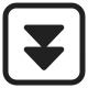 Black Down-Pointing Double Triangle High Contrast