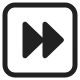Black Right-Pointing Double Triangle High Contrast