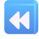 Black Left-Pointing Double Triangle Color