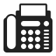 Fax Machine High Contrast