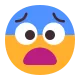 Fearful Face Flat
