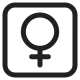 Female Sign High Contrast