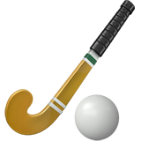 Field Hockey Stick and Ball
