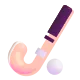 Field Hockey Stick and Ball Color