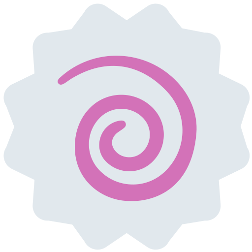 Fish Cake with Swirl Design