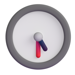 Clock Face Five-Thirty 3D