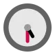 Clock Face Five-Thirty Flat