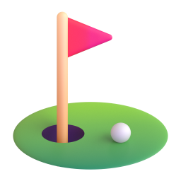 Flag in Hole 3D
