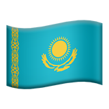 Flag: Kazakhstan