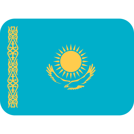 Flag: Kazakhstan