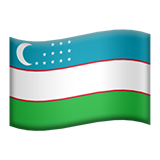 Flag: Uzbekistan