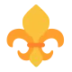 Fleur-de-lis Flat