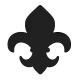 Fleur-de-lis High Contrast