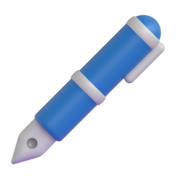 Lower Left Fountain Pen 3D
