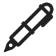 Lower Left Fountain Pen High Contrast