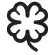 Four Leaf Clover High Contrast