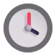 Clock Face Four O’Clock Color