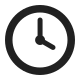 Clock Face Four O’Clock High Contrast