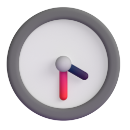 Clock Face Four-Thirty 3D