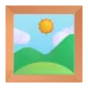 Frame with Picture Color