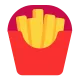 French Fries Flat