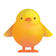 Front-Facing Baby Chick Color