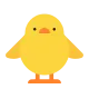 Front-Facing Baby Chick Flat