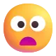 Frowning Face with Open Mouth Color