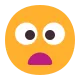 Frowning Face with Open Mouth Flat