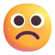 White Frowning Face Color