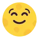 Full Moon with Face Flat