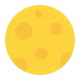 Full Moon Symbol Flat