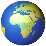 Earth Globe Europe-Africa