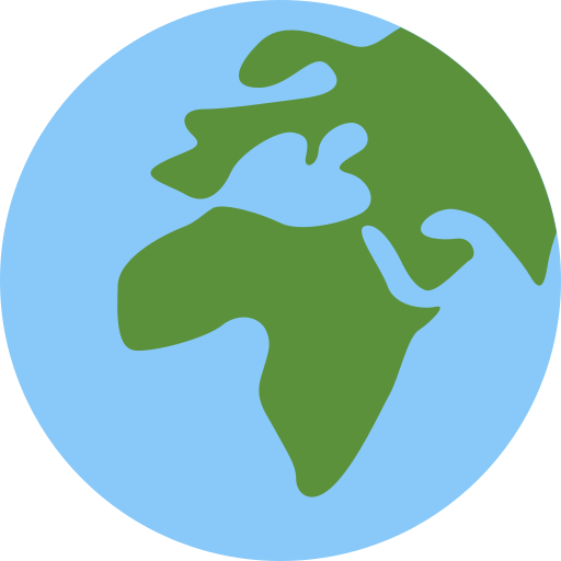 Earth Globe Europe-Africa Discord Emoji
