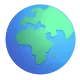 Earth Globe Europe-Africa Color