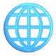 Globe with Meridians Color