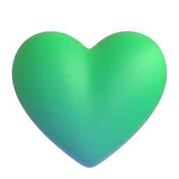 Green Heart 3D