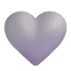 Grey Heart Color