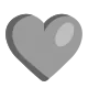 Grey Heart Flat