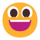 Smiling Face with Open Mouth Flat