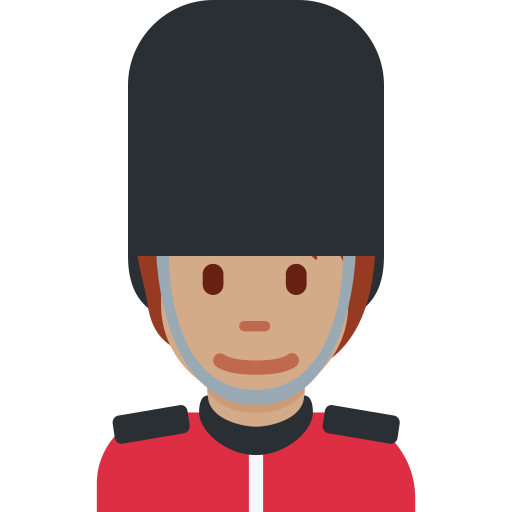 guard: medium skin tone
